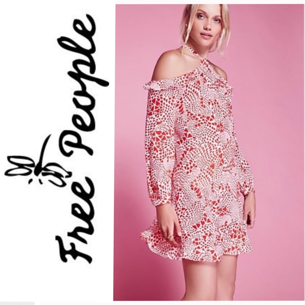 💕Free People Arrabella Heart Dress by RIXO💕 NWOT